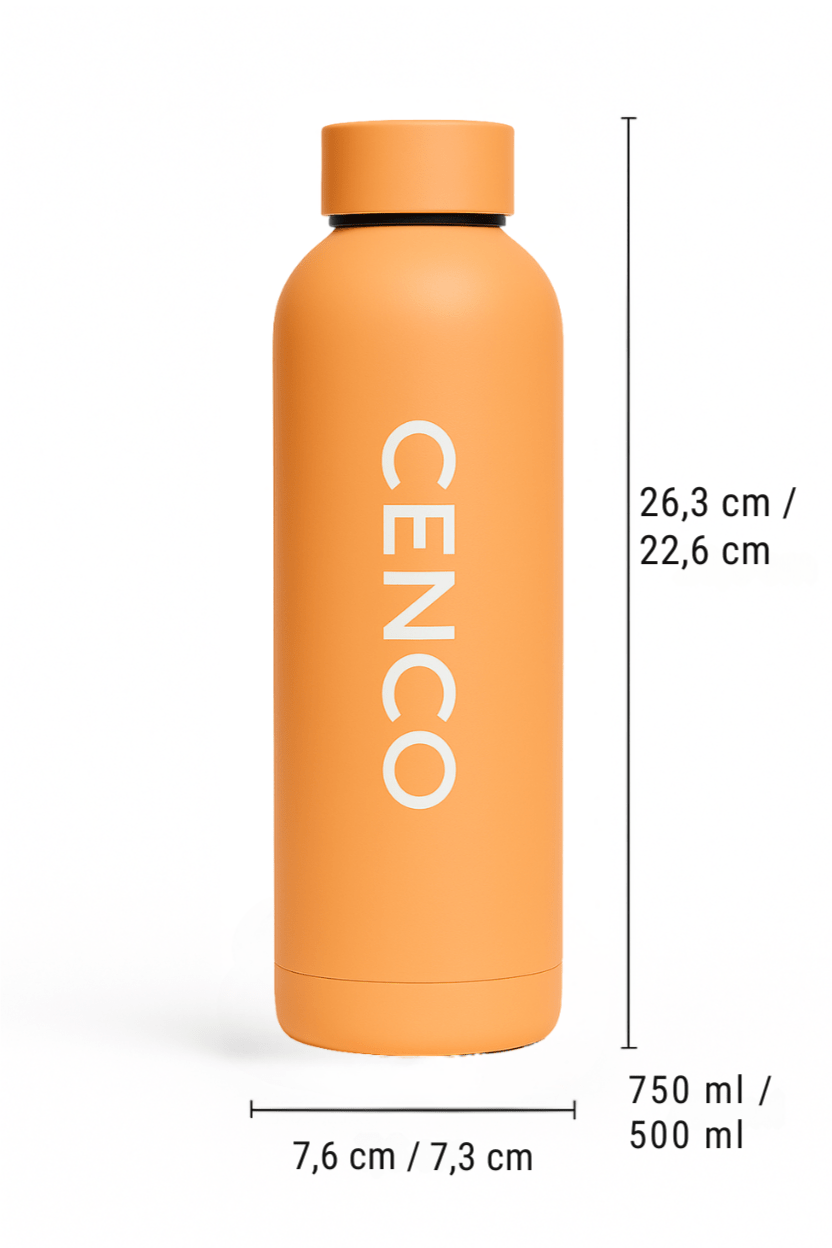 CENCO Flasche | Pfirsich - Orange - Cenco