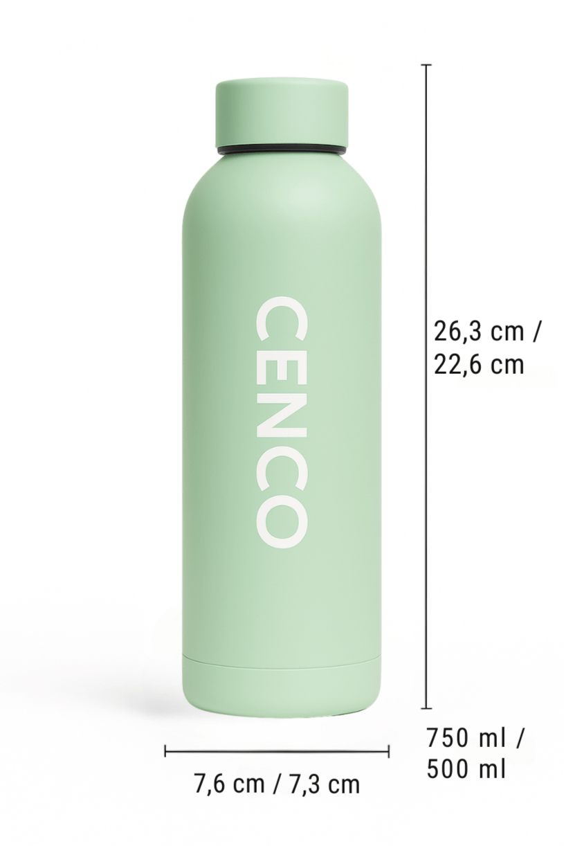 CENCO Flasche | Pastell - Grün - Cenco