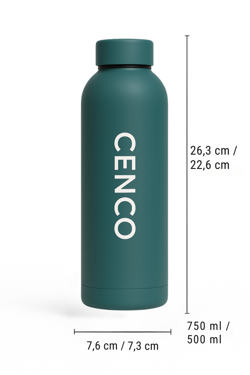 CENCO Flasche | Petrol - Grün - Cenco