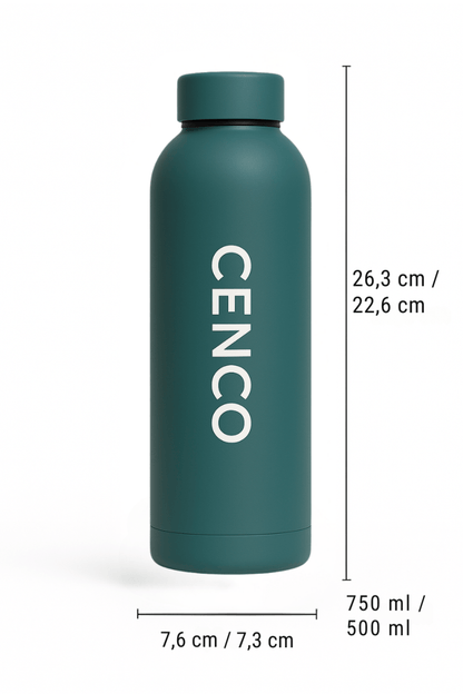 CENCO Flasche | Petrol - Grün - Cenco